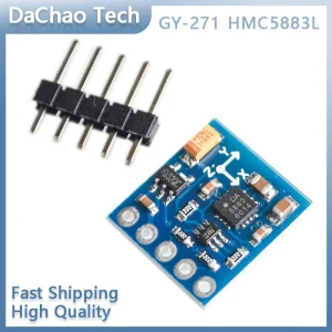 GY-271 HMC5883 3V-5V Triple Axis Tri-axis 3 Axis Compass Magnetometer Sensor