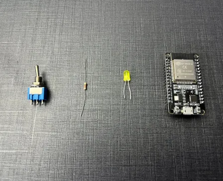 Controlling LED with SPDT mini toggle switch