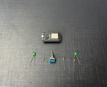 Controlling two LEDs with SPDT mini toggle switch