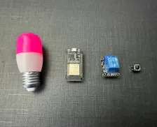 Utilize push button to control AC Lamp using relay module