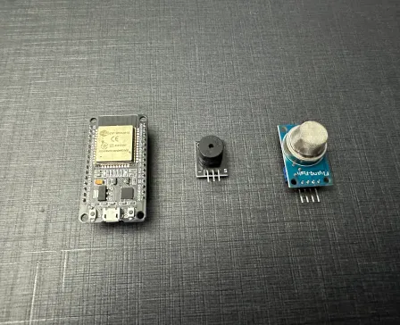 Gas detection using MQ8 H2 sensor