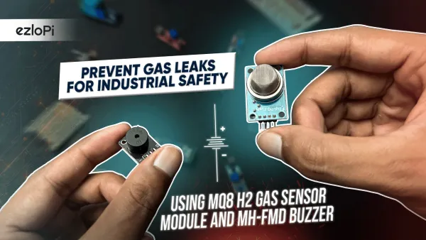 Gas detection using MQ8 H2 sensor